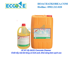 EC KY (Q-2625) Concrete Cleaner Chất tẩy rửa bê tông có tính axit, khả năng làm sạch cao